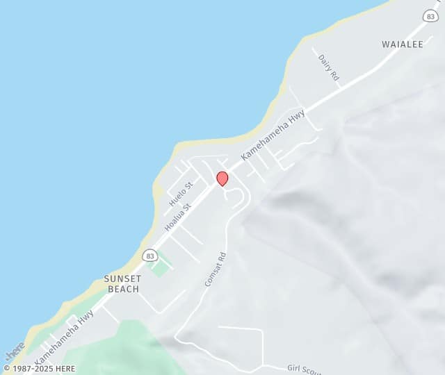 Location Map: 58-110 Wehiwa Place Haleiwa, HI 96712
