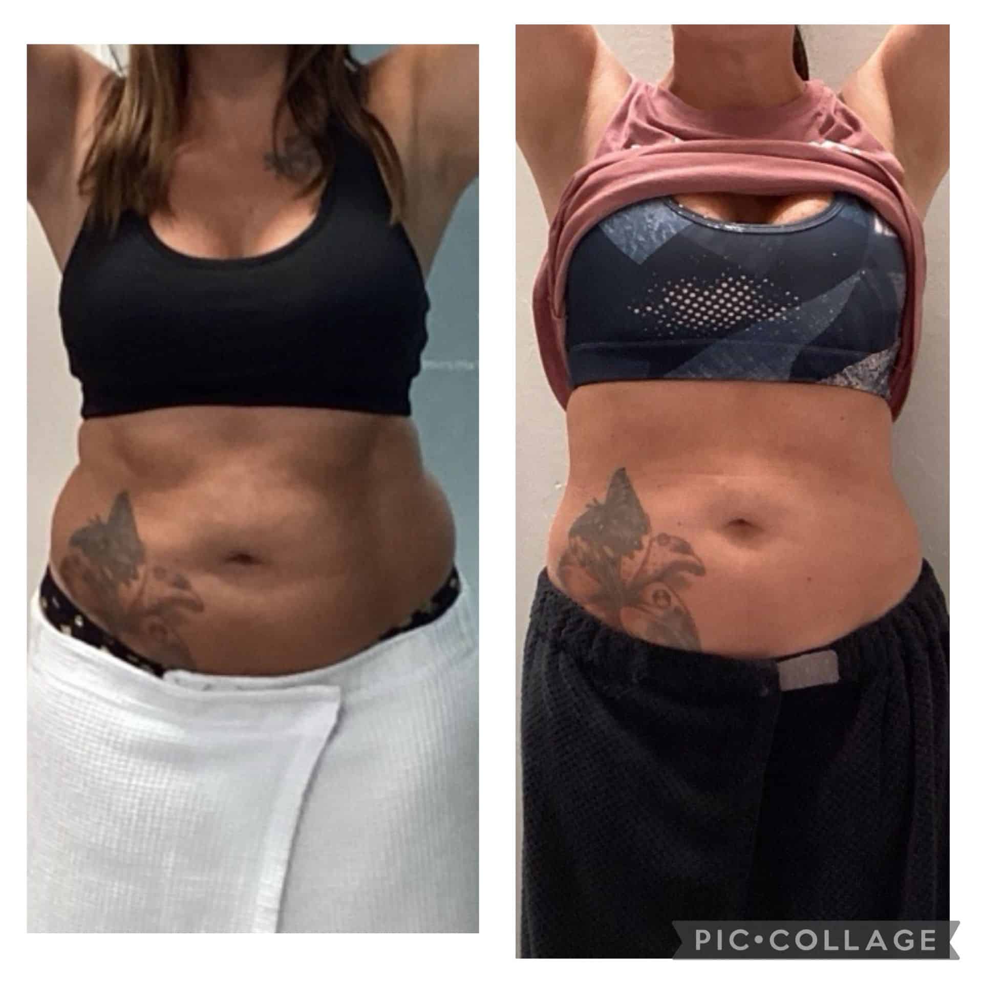 Before and After Image: T-Shape 2 - front